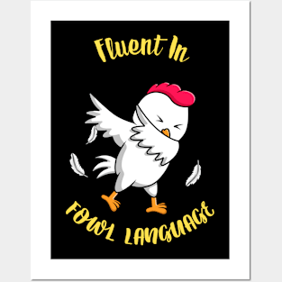 Funny Chicken Lover Farm Animal Poltry Posters and Art